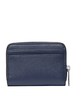 Michael Michael Kors Jet Set Travel Medium Saffiano Leather Wallet Navy
