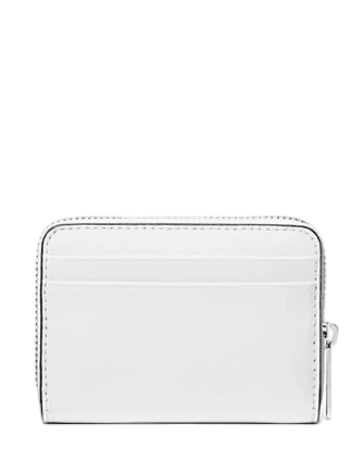 Michael Michael Kors Jet Set Travel Medium Saffiano Leather Wallet Optic White