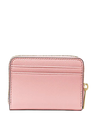 Michael Michael Kors Jet Set Travel Medium Saffiano Leather Wallet Powder Blush
