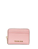 Michael Michael Kors Jet Set Travel Medium Saffiano Leather Wallet Powder Blush