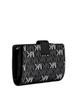 Michael Michael Kors Jet Set Travel Medium Signature Logo Billfold Wallet Black