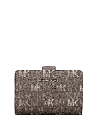 Michael Michael Kors Jet Set Travel Medium Signature Logo Billfold Wallet