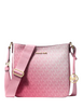 Michael Michael Kors Jet Set Travel Ombre Signature Logo Crossbody Bag Carnation