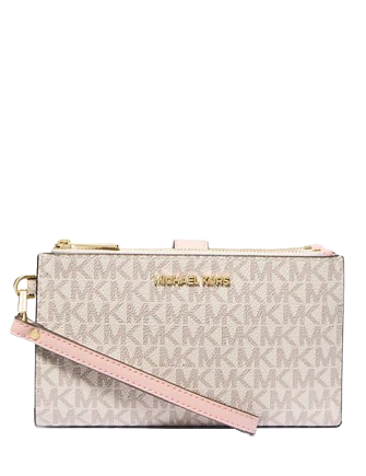 Michael Michael Kors Jet Set Travel Signature Logo Smartphone Wallet