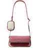 Michael Michael Kors Jet Set Travel Small Color-Block Signature Logo Crossbody Bag With Pouch Maroon