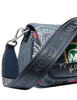 Michael Michael Kors Jet Set Travel Small Embellished Denim Crossbody Bag With Pouch Washed Denim