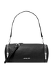 Michael Michael Kors Jet Set Travel Small Pebbled Leather Convertible Crossbody Bag Black