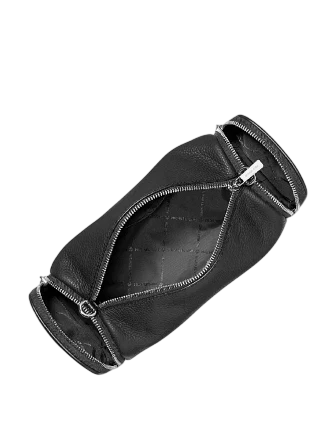 `Michael Michael Kors Jet Set Travel Small Pebbled Leather Convertible Crossbody Bag Black