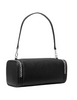 Michael Michael Kors Jet Set Travel Small Pebbled Leather Convertible Crossbody Bag Black
