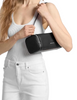Michael Michael Kors Jet Set Travel Small Pebbled Leather Convertible Crossbody Bag Black