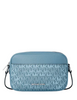 Michael Michael Kors Jet Set Travel Small Signature Logo Camera Crossbody Bag Denim