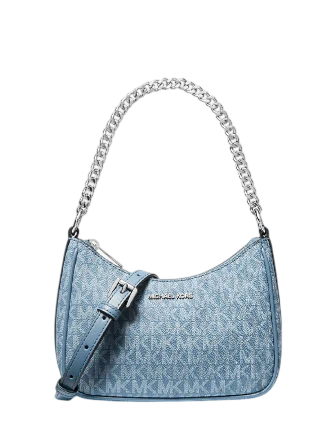 Michael Michael Kors Jet Set Travel Small Signature Logo Convertible Pochette