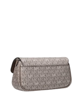 Michael Michael Kors Jet Set Travel Small Signature Logo Crossbody Bag With Pouch Mushroom