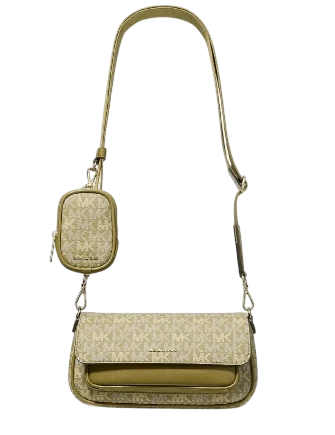 Michael Michael Kors Jet Set Travel Small Signature Logo Crossbody Bag With Pouch Oregano
