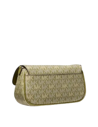 Michael Michael Kors Jet Set Travel Small Signature Logo Crossbody Bag With Pouch Oregano