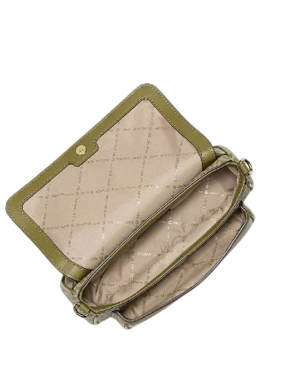 Michael Michael Kors Jet Set Travel Small Signature Logo Crossbody Bag With Pouch Oregano