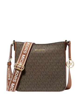 Michael Michael Kors Jet Set Travel Small Signature Logo Messenger Bag