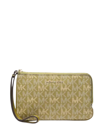Michael Michael Kors Jet Set Travel Small Signature Logo Wristlet