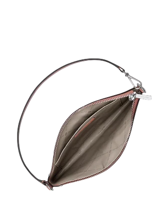 Michael Michael Kors Jet Set Travel Small Signature Logo and Smooth Wristlet Sunset Rose