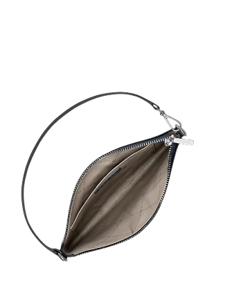 Michael Michael Kors Jet Set Travel Small Striped Signature Logo Convertible Wristlet Navy