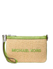 Michael Michael Kors Jet Set Travel Small Woven Wristlet Lime