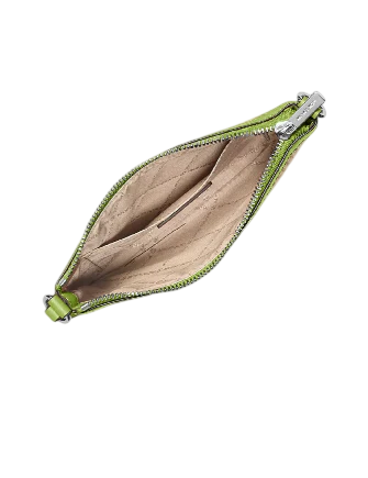 Michael Michael Kors Jet Set Travel Small Woven Wristlet Lime