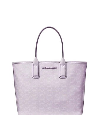 Michael Michael Kors Jodie Small Logo Jacquard Tote Bag Lavender Mist