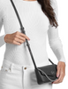 Michael Michael Kors Kacey Extra Small Pebbled Leather Crossbody Bag Black