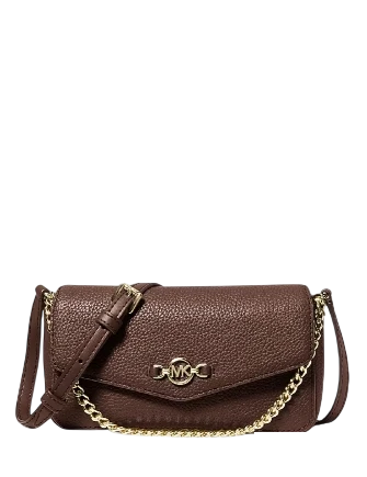 Michael Michael Kors Kacey Extra Small Pebbled Leather Crossbody Bag Nutmeg