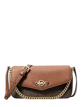 Michael Michael Kors Kacey Extra Small Signature Logo and Smooth Crossbody Bag