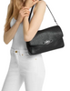 Michael Michael Kors Kacey Large Pebbled Leather Convertible Crossbody Bag Black