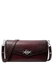 Michael Michael Kors Kacey Medium Burnished Shoulder Bag Maroon