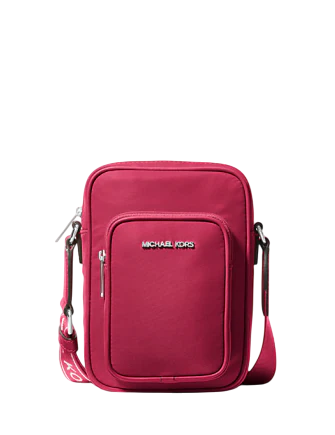 Michael Michael Kors Khai Nylon Crossbody Bag Dark Raspberry