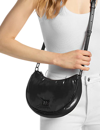 Michael Michael Kors Kyla Small Puffy Convertible Pochette Black