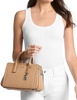 Michael Michael Kors Laila Small Signature Logo Satchel Peanut
