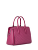 Michael Michael Kors Laila Small Signature Logo Satchel Raspberry