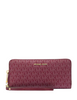 Michael Michael Kors Large Logo Continental Wallet Mulberry