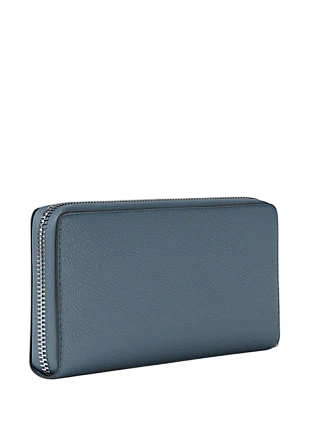 Michael Michael Kors Large Pebbled Leather Continental Wallet Cornflower