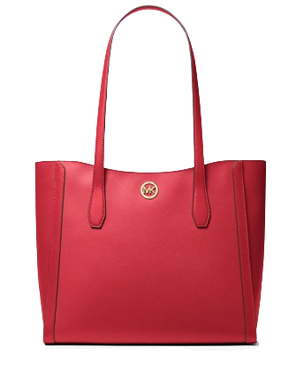 Michael Michael Kors Leida Large Tote Bag Bright Red 