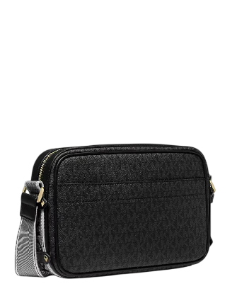 Michael Michael Kors Maeve Large Signature Logo Crossbody Bag Black