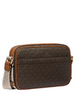 Michael Michael Kors Maeve Large Signature Logo Crossbody Bag Brown Acorn
