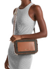 Michael Michael Kors Maeve Large Signature Logo Crossbody Bag Brown Acorn