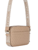 Michael Michael Kors Maeve Large Signature Logo Crossbody Bag Khaki
