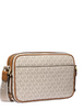 Michael Michael Kors Maeve Large Signature Logo Crossbody Bag Vanilla Acorn