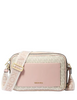 Michael Michael Kors Maeve Large Signature Logo Crossbody Bag Vanilla Soft Pink