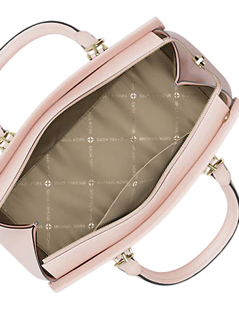 Michael Michael Kors Marilyn Medium Saffiano Leather Satchel Powder Blush