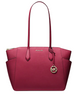 Michael Michael Kors Marilyn Medium Saffiano Leather Tote Bag Cherry