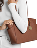 Michael Michael Kors Marilyn Medium Saffiano Leather Tote Bag Luggage