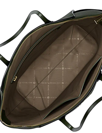 Michael Michael Kors Marilyn Medium Saffiano Leather Tote Bag Moss