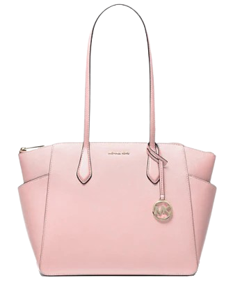 Michael Michael Kors Marilyn Medium Saffiano Leather Tote Bag Powder Blush